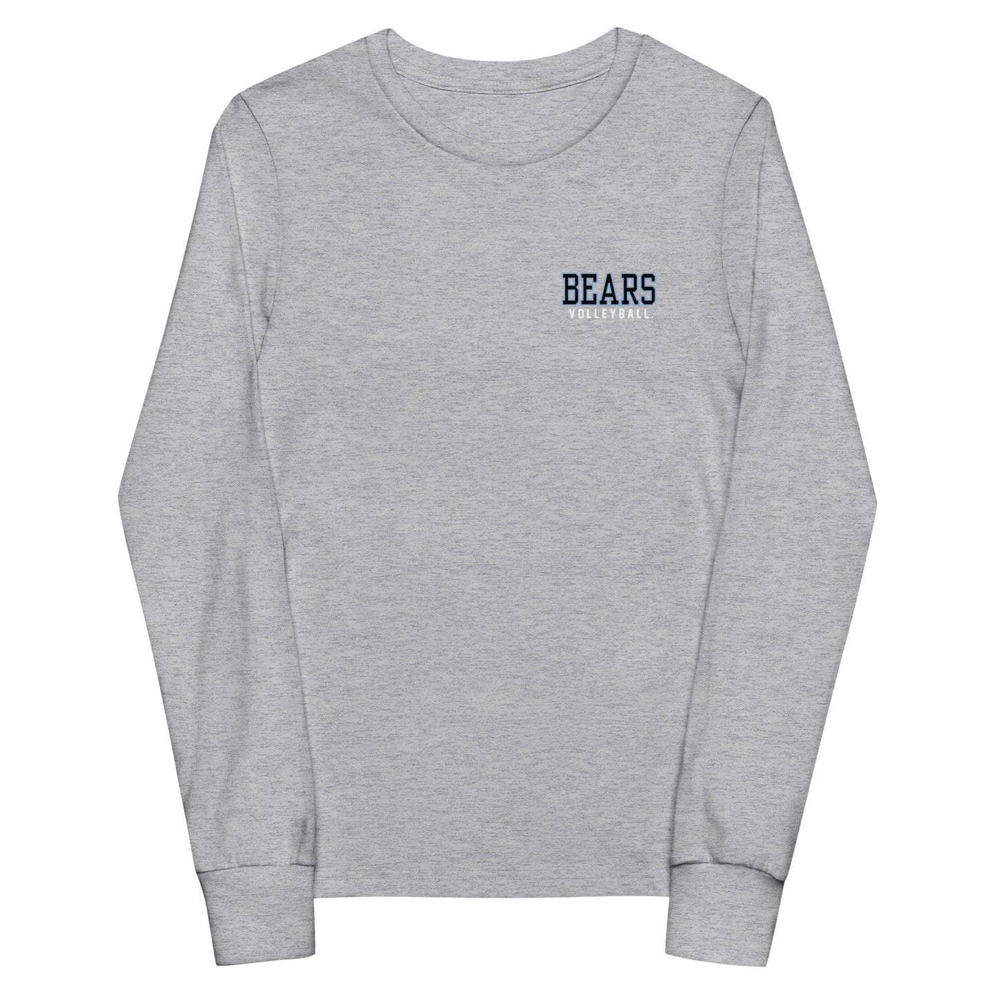Performance | Youth Long Sleeve T-Shirt | Cambridge Volleyball | Block Bears Logo