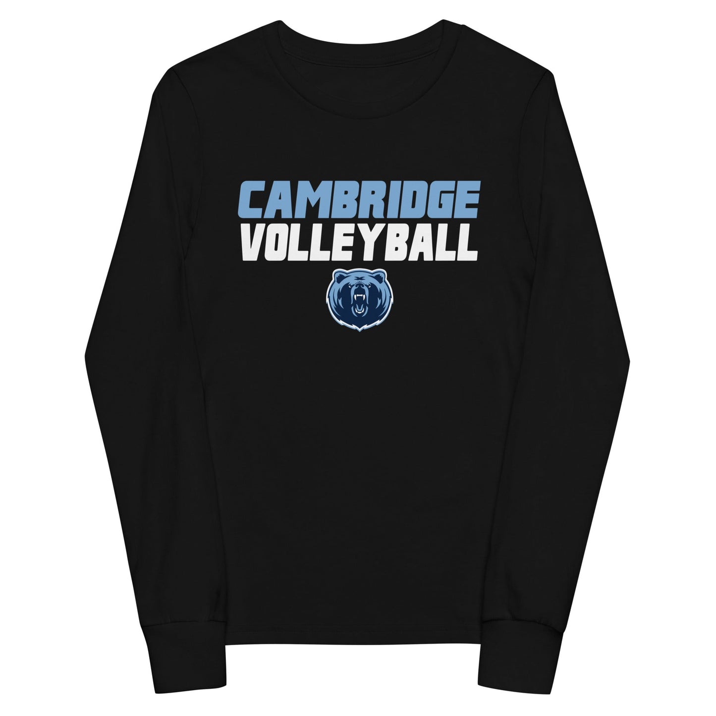 Performance | Youth Long Sleeve T-Shirt | Cambridge Volleyball | Modern Logo