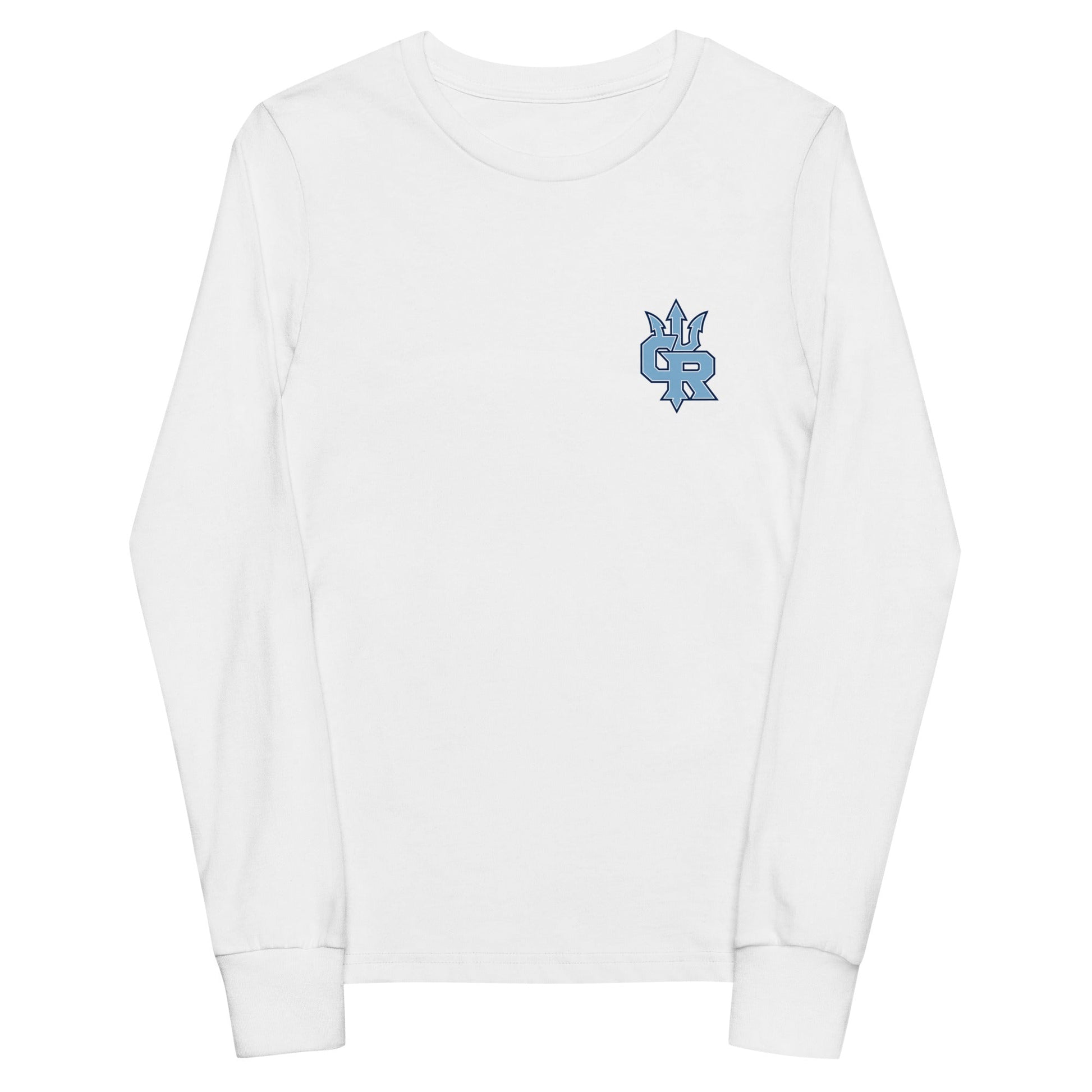 Performance | Youth Long Sleeve T-Shirt | Cape Riptides Baseball | Crest Logo