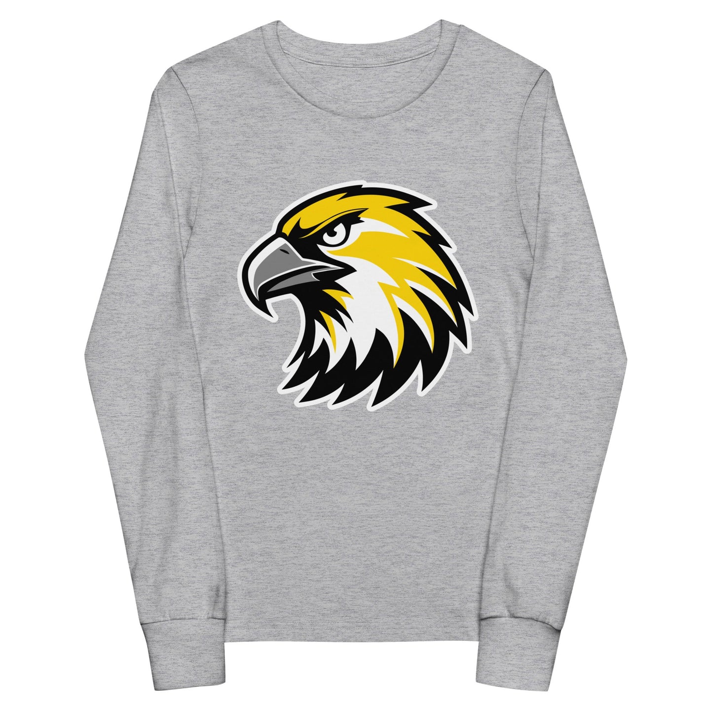 Performance | Youth Long Sleeve T-Shirt | Cardinal Ohara Hawks | Gaze Icon Logo