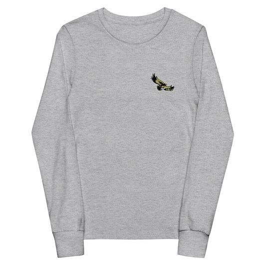 Performance | Youth Long Sleeve T-Shirt | Cardinal Ohara Hawks | Glide Logo