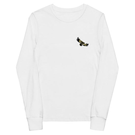 Performance | Youth Long Sleeve T-Shirt | Cardinal Ohara Hawks | Glide Logo