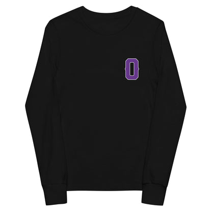 Performance | Youth Long Sleeve T-Shirt | Carolina Outlaws Baseball | Emblem Logo