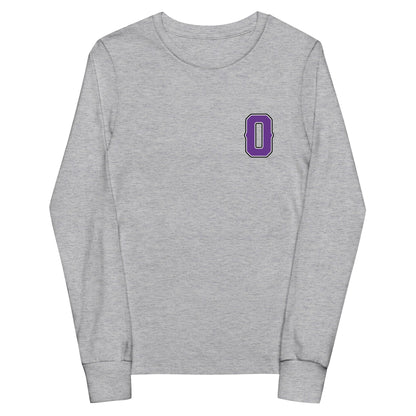 Performance | Youth Long Sleeve T-Shirt | Carolina Outlaws Baseball | Emblem Logo