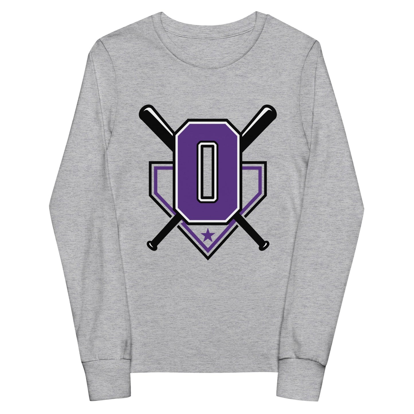 Performance | Youth Long Sleeve T-Shirt | Carolina Outlaws Baseball | Vanguard Logo