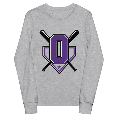 Performance | Youth Long Sleeve T-Shirt | Carolina Outlaws Baseball | Vanguard Logo