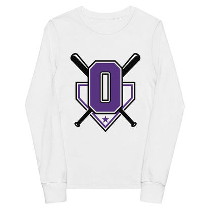 Performance | Youth Long Sleeve T-Shirt | Carolina Outlaws Baseball | Vanguard Logo
