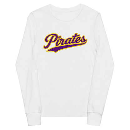 Performance | Youth Long Sleeve T-Shirt | Carolina Pirates | Script Logo