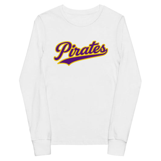 Performance | Youth Long Sleeve T-Shirt | Carolina Pirates | Script Logo