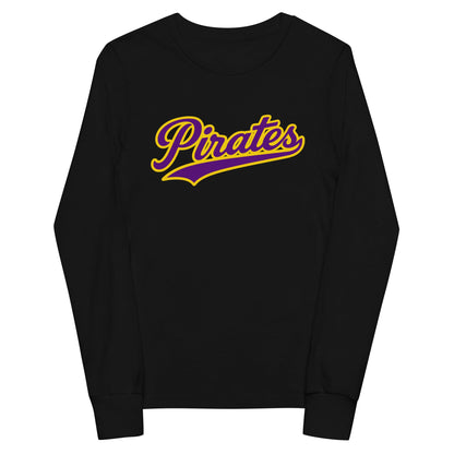Performance | Youth Long Sleeve T-Shirt | Carolina Pirates | Script Logo