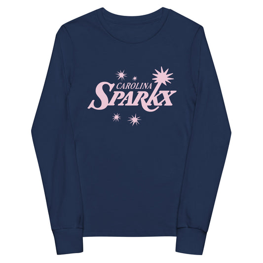 Performance | Youth Long Sleeve T-Shirt | Carolina Sparkx | Modern Script Logo