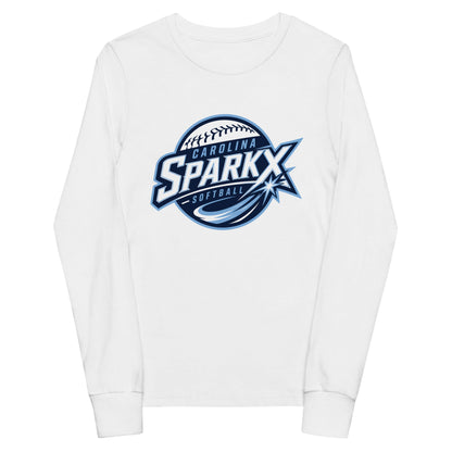 Performance | Youth Long Sleeve T-Shirt | Carolina Sparkx | Vanguard Logo
