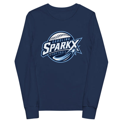 Performance | Youth Long Sleeve T-Shirt | Carolina Sparkx | Vanguard Logo