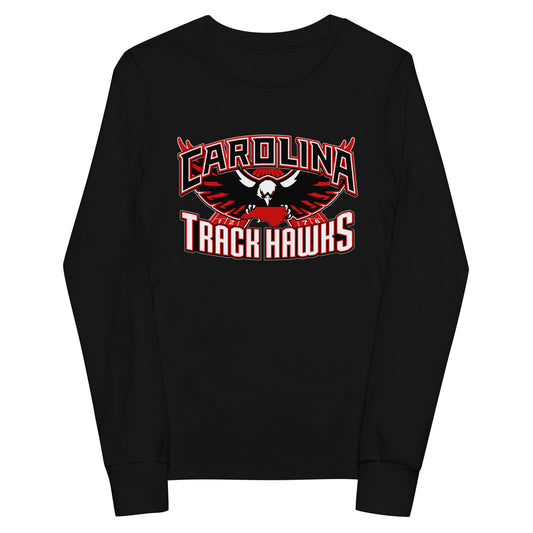 Performance | Youth Long Sleeve T-Shirt | Carolina track Hawks | Emblem Logo