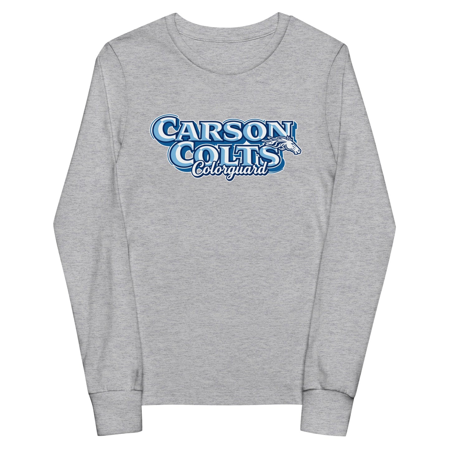Performance | Youth Long Sleeve T-Shirt | Carson Colorguard | Colts Logo
