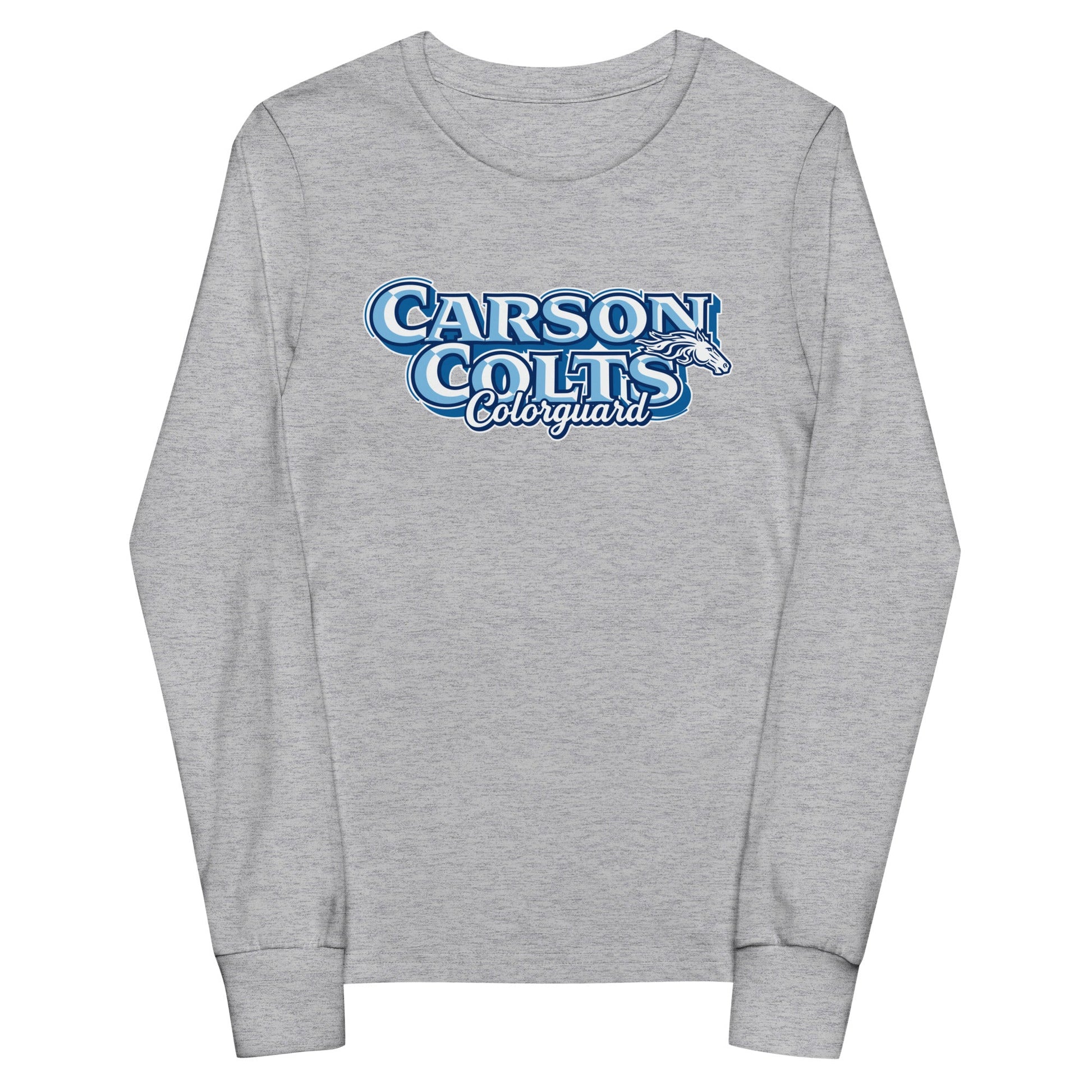 Performance | Youth Long Sleeve T-Shirt | Carson Colorguard | Colts Logo