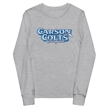 Performance | Youth Long Sleeve T-Shirt | Carson Colorguard | Colts Logo