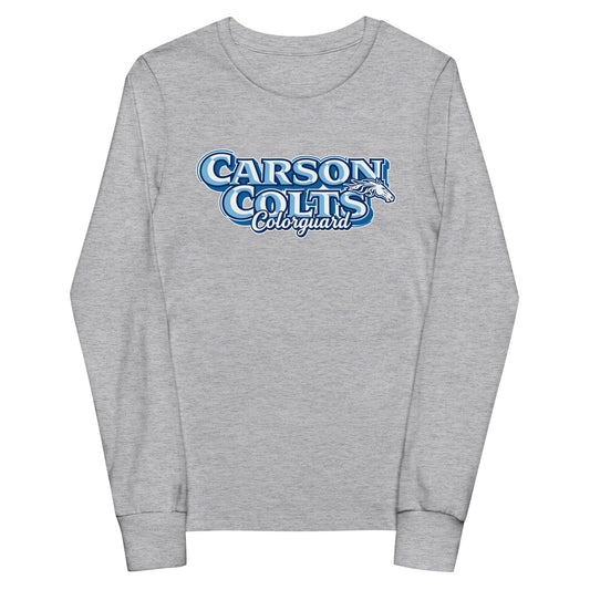 Performance | Youth Long Sleeve T-Shirt | Carson Colorguard | Colts Logo