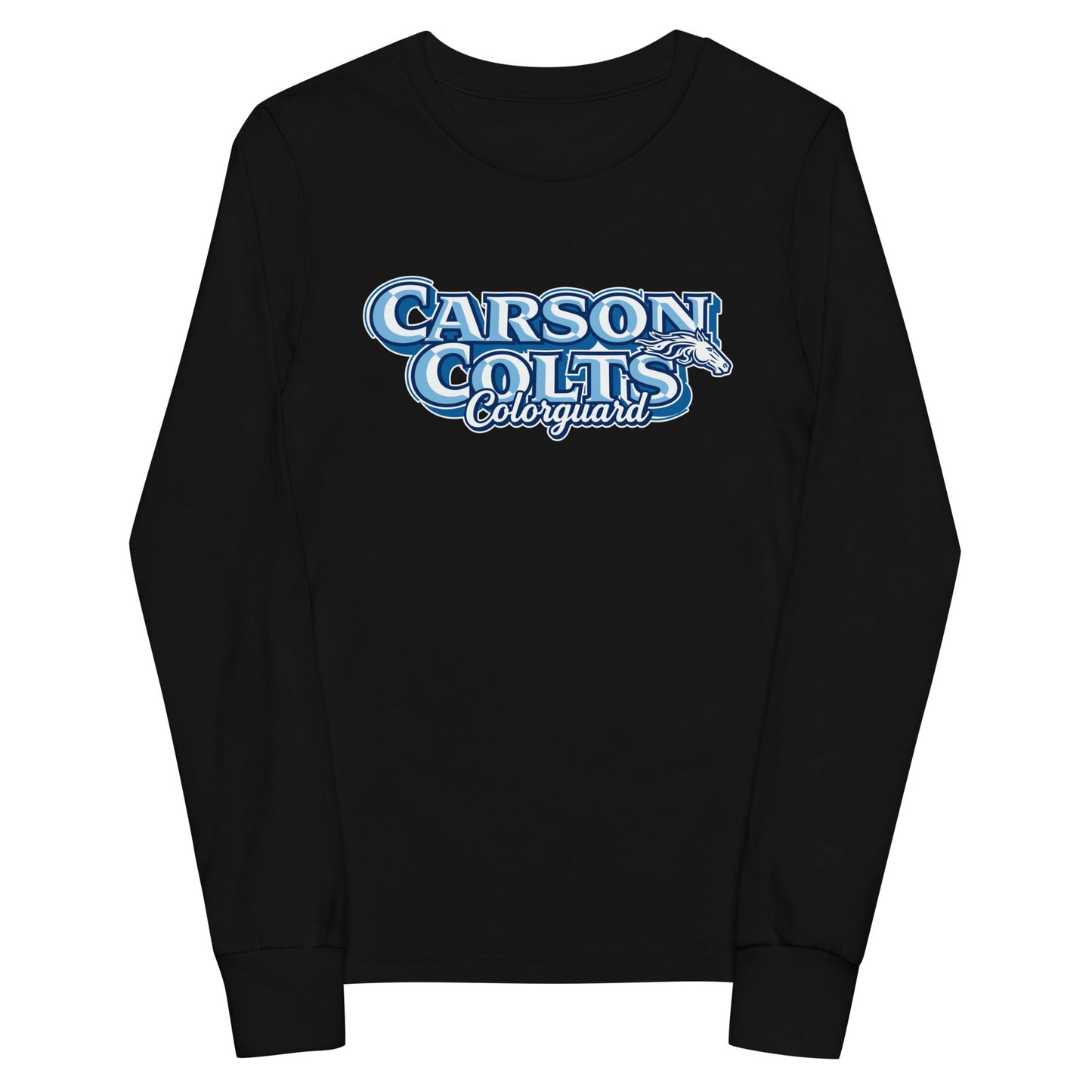 Performance | Youth Long Sleeve T-Shirt | Carson Colorguard | Colts Logo