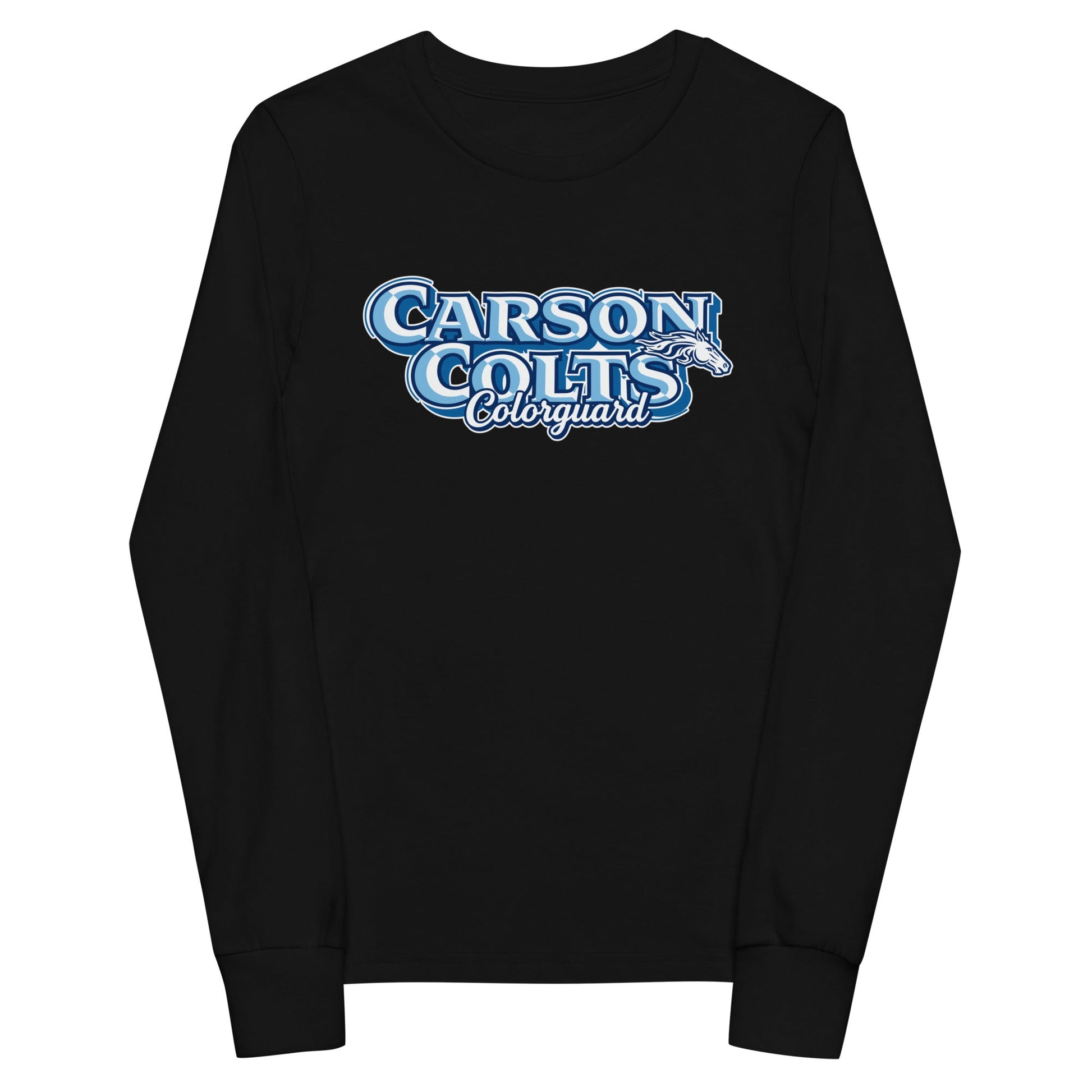 Performance | Youth Long Sleeve T-Shirt | Carson Colorguard | Colts Logo