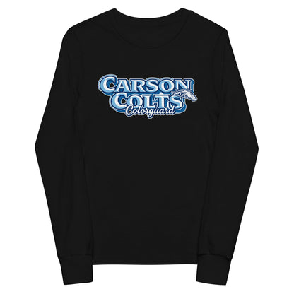 Performance | Youth Long Sleeve T-Shirt | Carson Colorguard | Colts Logo
