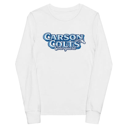 Performance | Youth Long Sleeve T-Shirt | Carson Colorguard | Colts Logo