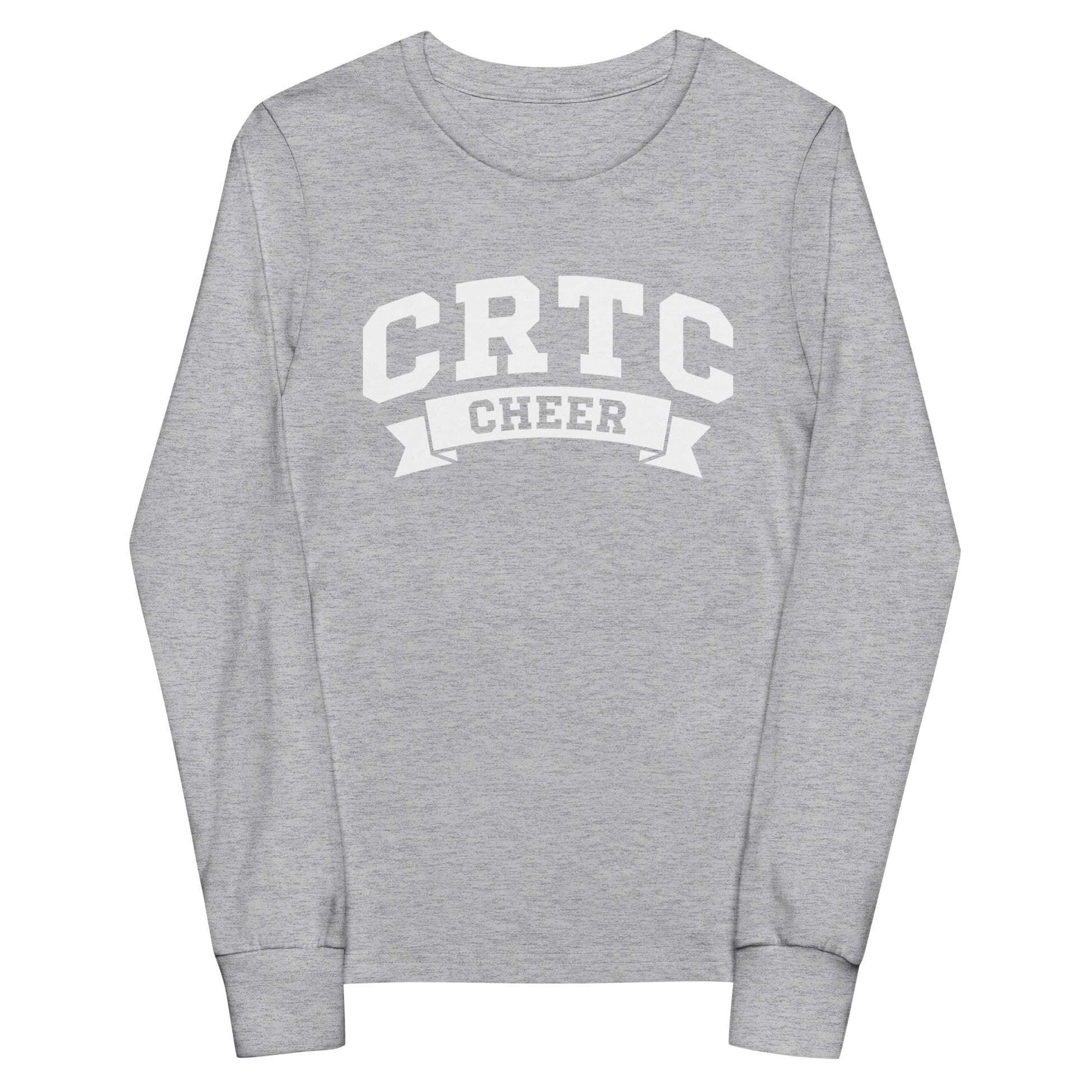 Performance | Youth Long Sleeve T-Shirt | Catch & Release Tumble & Cheer Club | Cheer Logo
