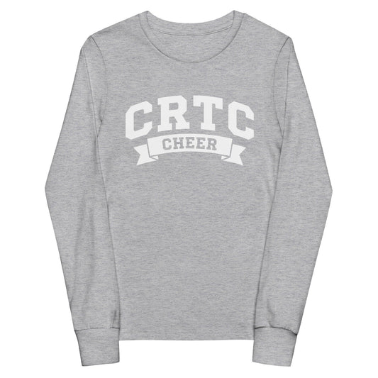 Performance | Youth Long Sleeve T-Shirt | Catch & Release Tumble & Cheer Club | Cheer Logo