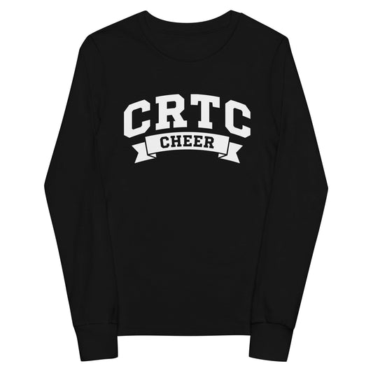 Performance | Youth Long Sleeve T-Shirt | Catch & Release Tumble & Cheer Club | Cheer Logo