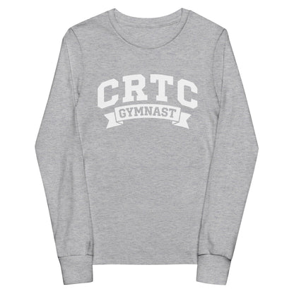 Performance | Youth Long Sleeve T-Shirt | Catch & Release Tumble & Cheer Club | Gymnast Logo