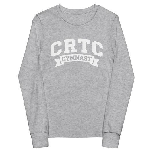 Performance | Youth Long Sleeve T-Shirt | Catch & Release Tumble & Cheer Club | Gymnast Logo