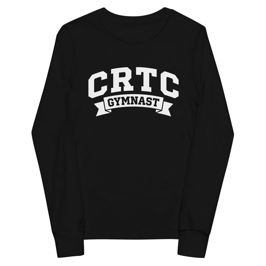 Performance | Youth Long Sleeve T-Shirt | Catch & Release Tumble & Cheer Club | Gymnast Logo