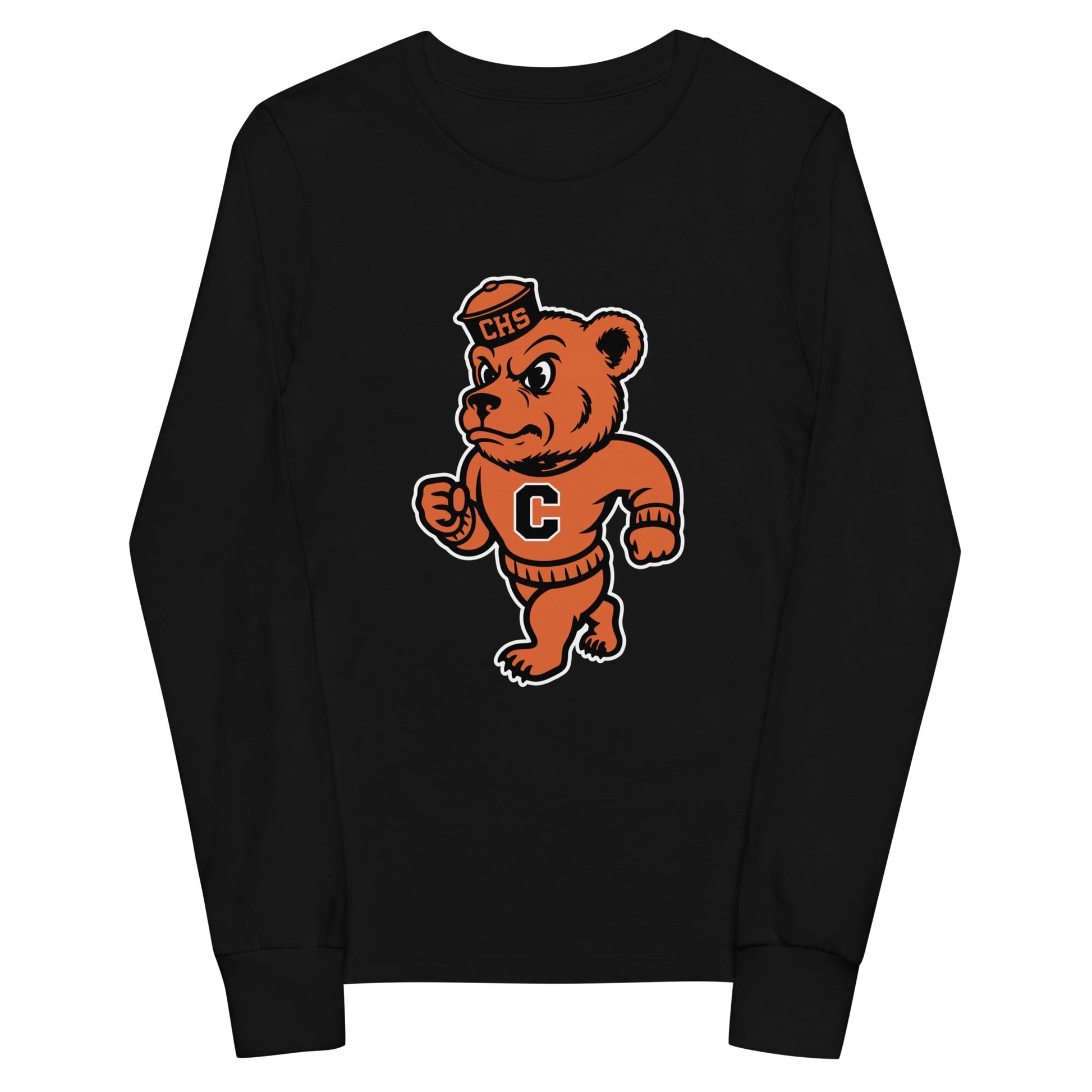 Performance | Youth Long Sleeve T-Shirt | Catholic High School | Bear Logo