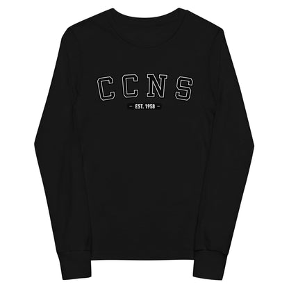 Performance | Youth Long Sleeve T-Shirt | CCNS | Script Logo