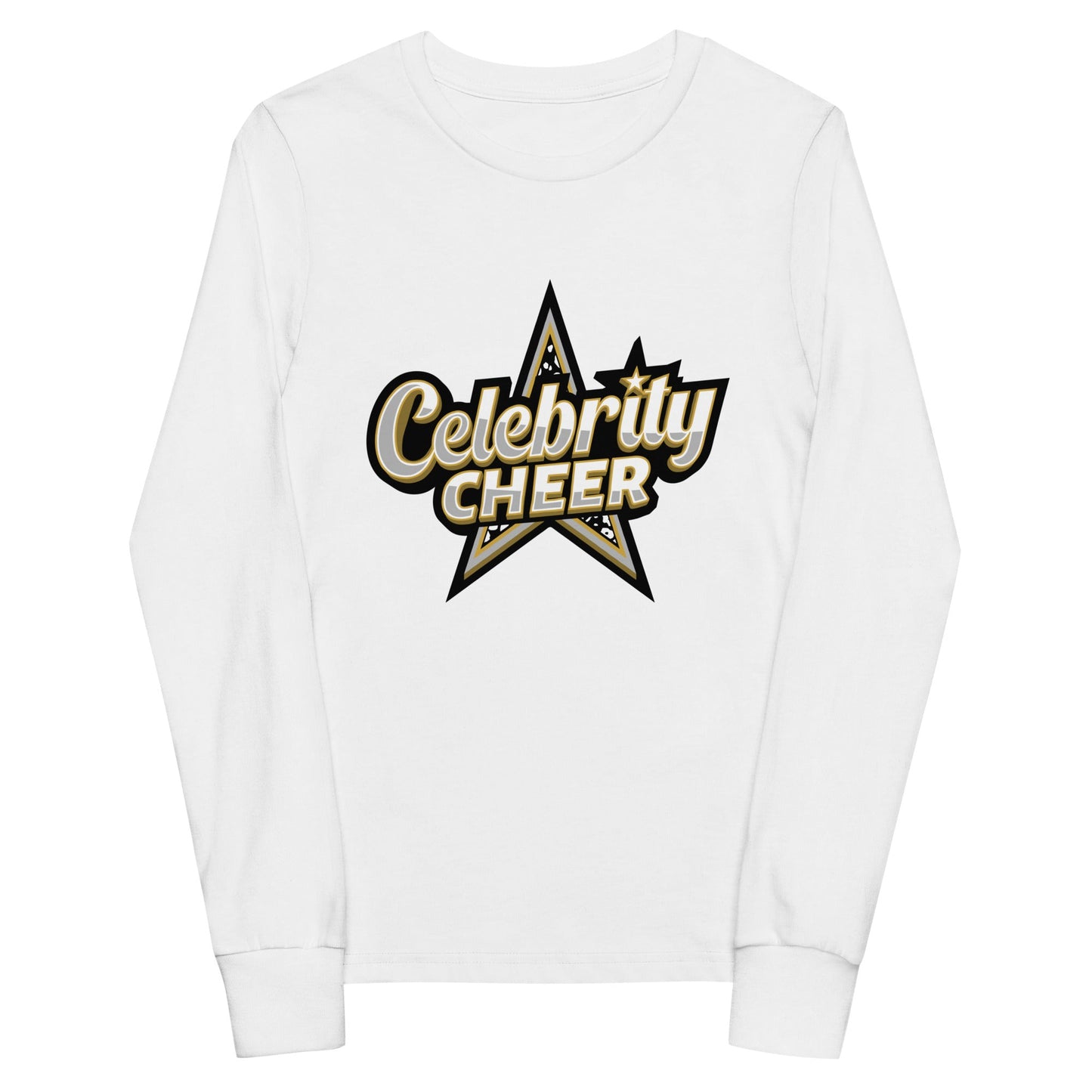 Performance | Youth Long Sleeve T-Shirt | Celebrity Cheer | Celebrity Cheer Logo