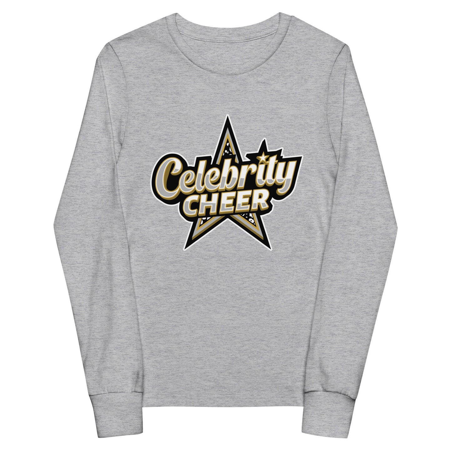 Performance | Youth Long Sleeve T-Shirt | Celebrity Cheer | Celebrity Cheer Logo