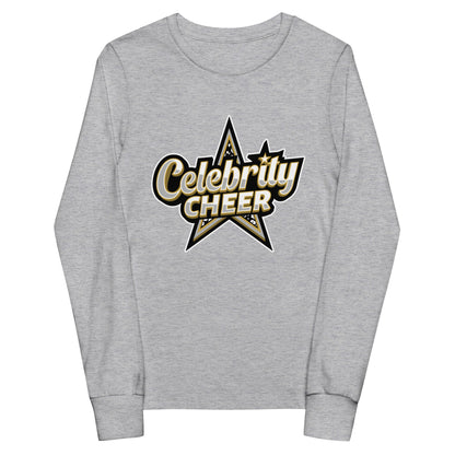Performance | Youth Long Sleeve T-Shirt | Celebrity Cheer | Celebrity Cheer Logo
