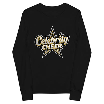 Performance | Youth Long Sleeve T-Shirt | Celebrity Cheer | Celebrity Cheer Logo