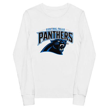 Performance | Youth Long Sleeve T-Shirt | Central Falls Panthers | Emblem Logo