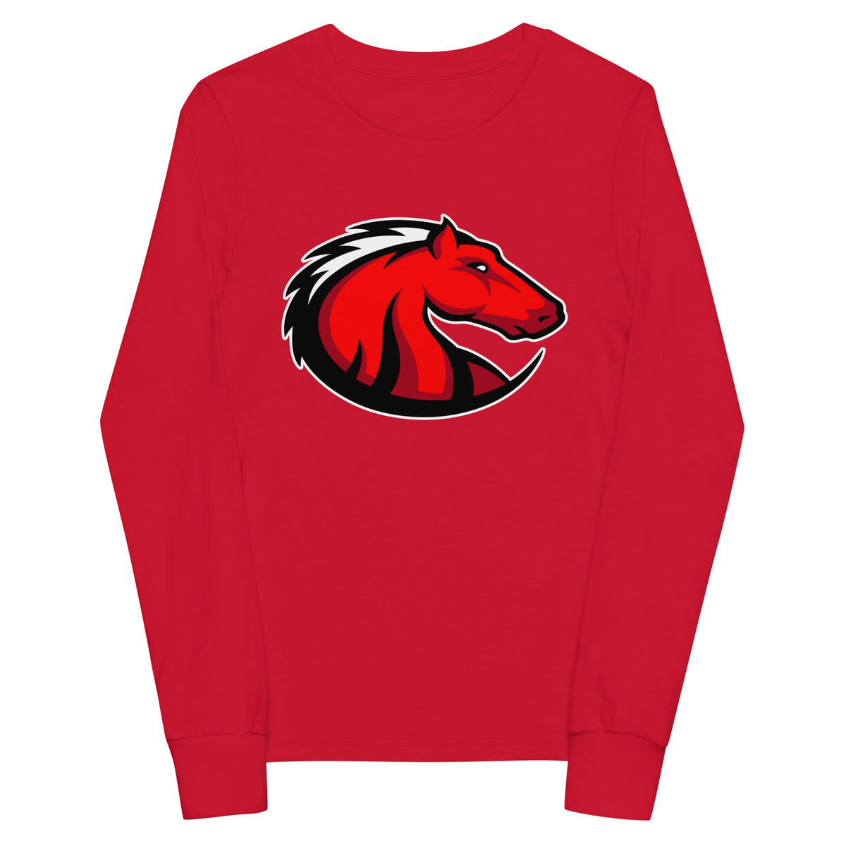 Performance | Youth Long Sleeve T-Shirt | Central Maine Community College Woman’s Soccer | Crest Logo