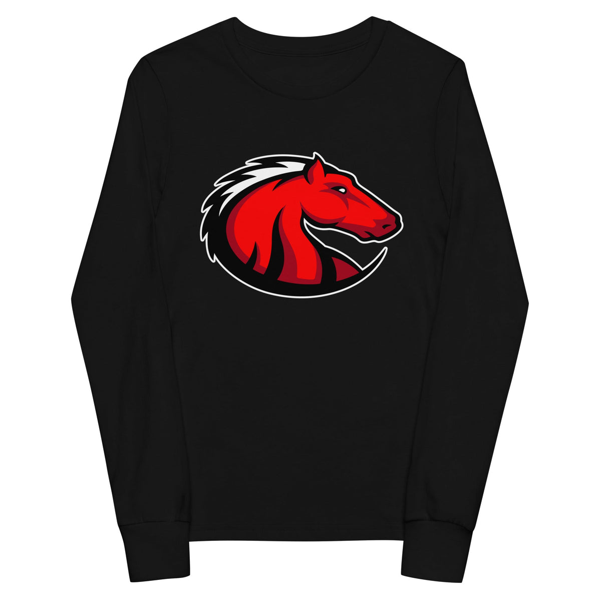 Performance | Youth Long Sleeve T-Shirt | Central Maine Community College Woman’s Soccer | Crest Logo