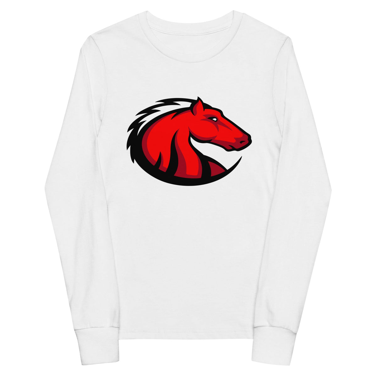 Performance | Youth Long Sleeve T-Shirt | Central Maine Community College Woman’s Soccer | Crest Logo