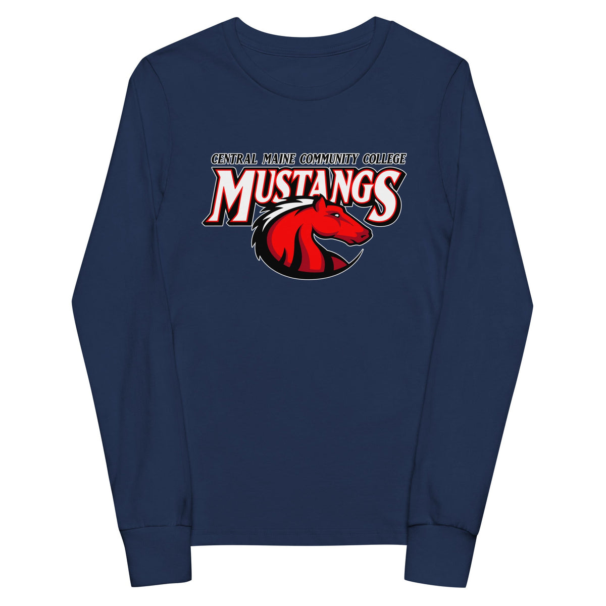 Performance | Youth Long Sleeve T-Shirt | Central Maine Community College Woman’s Soccer | Vanguard Logo