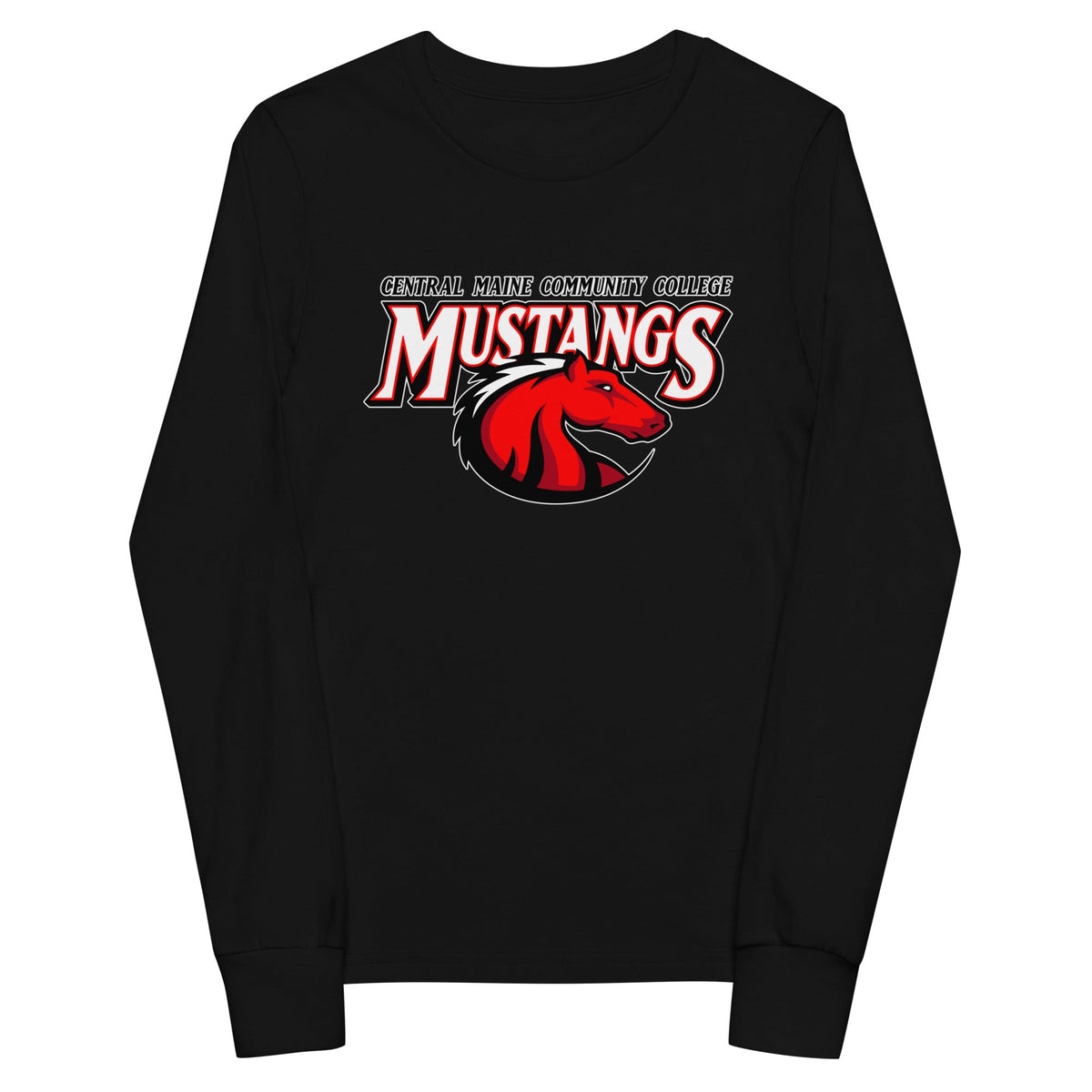 Performance | Youth Long Sleeve T-Shirt | Central Maine Community College Woman’s Soccer | Vanguard Logo
