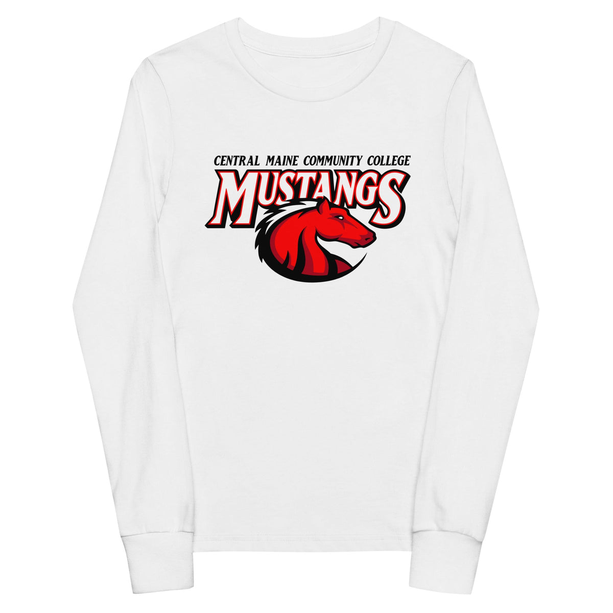 Performance | Youth Long Sleeve T-Shirt | Central Maine Community College Woman’s Soccer | Vanguard Logo