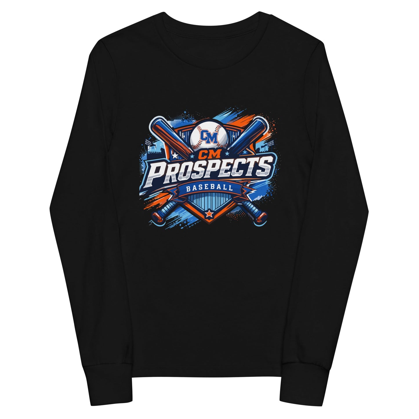 Performance | Youth Long Sleeve T-Shirt | Central Missour Prospects | Shield Logo