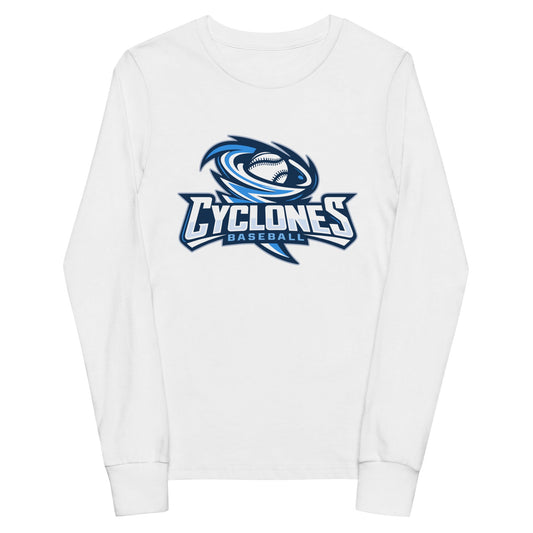 Performance | Youth Long Sleeve T-Shirt | Centre County Cyclones | Crest Logo