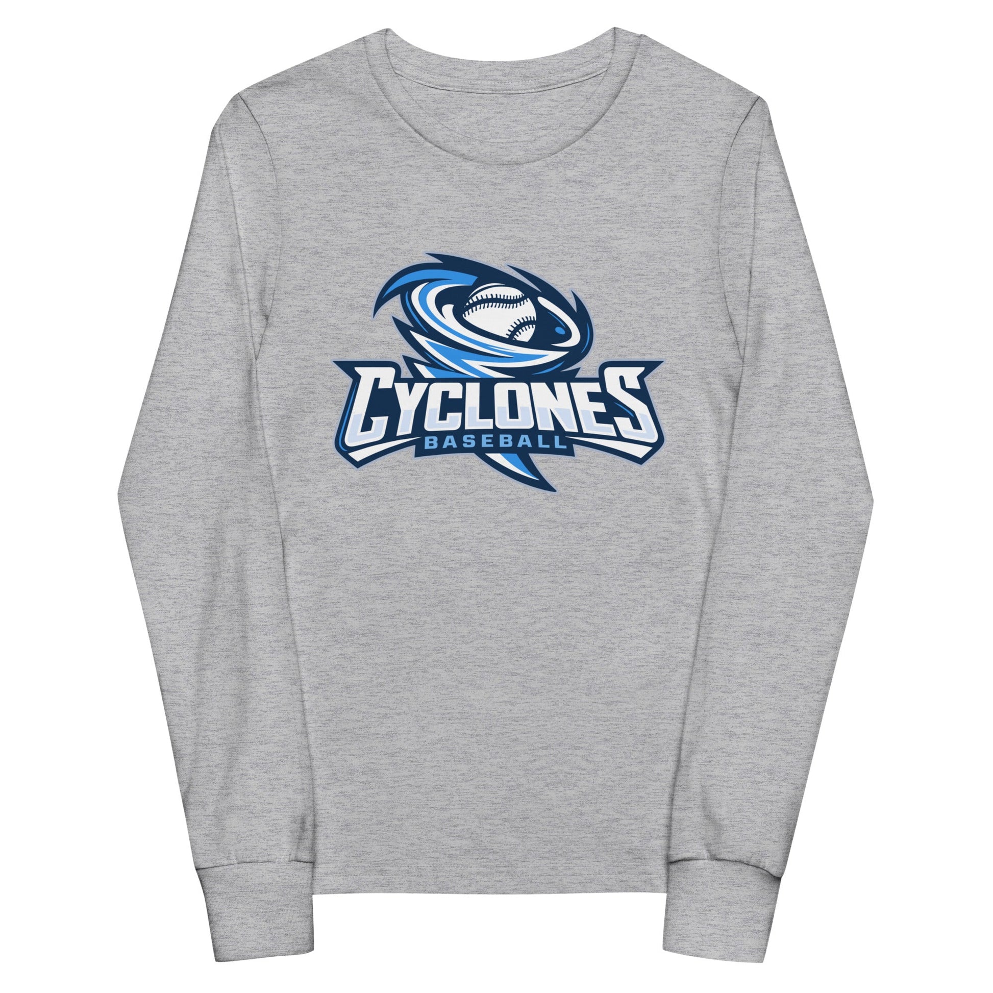 Performance | Youth Long Sleeve T-Shirt | Centre County Cyclones | Crest Logo