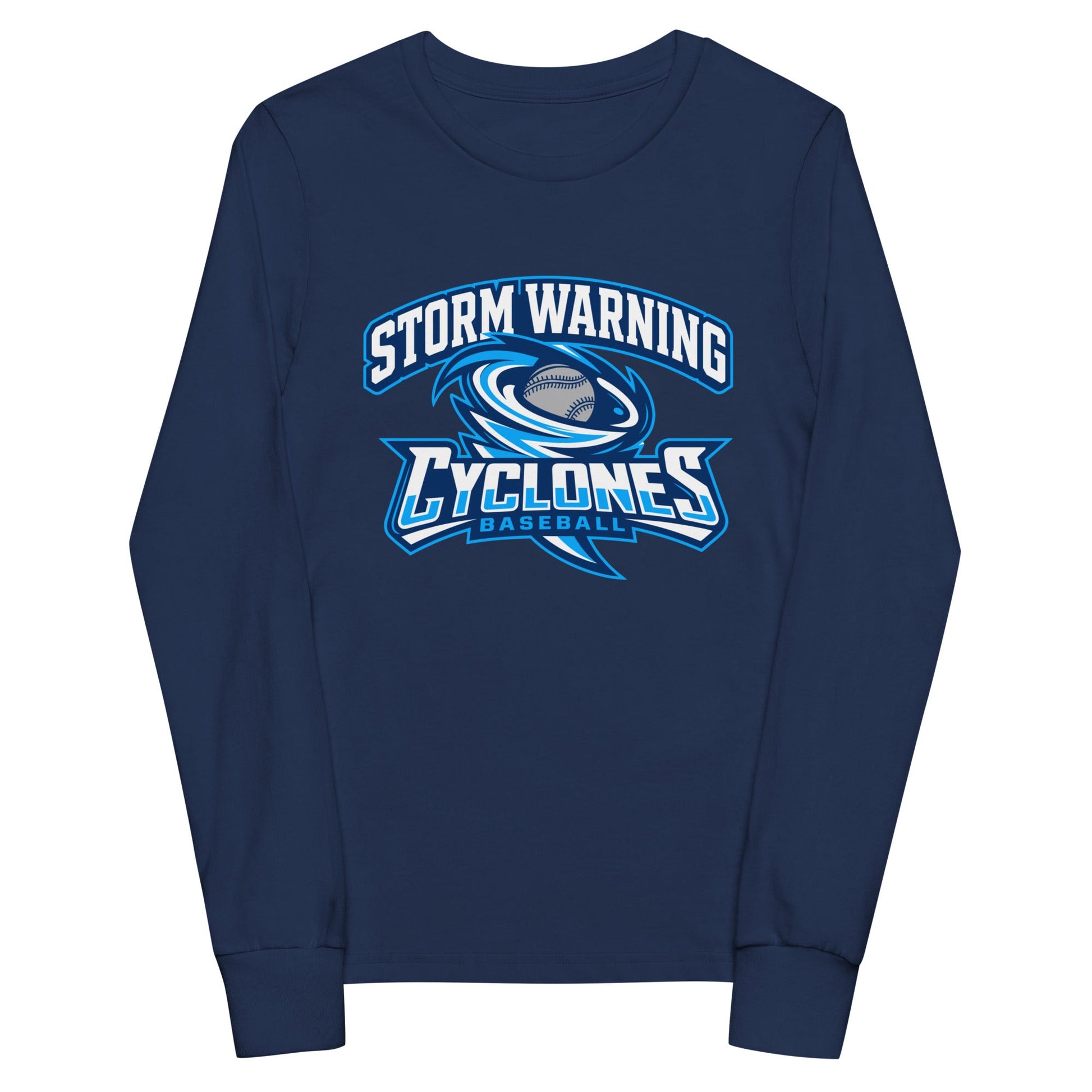 Performance | Youth Long Sleeve T-Shirt | Centre County Cyclones | Vanguard Logo