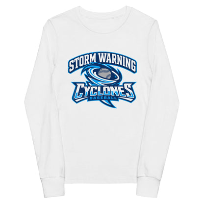 Performance | Youth Long Sleeve T-Shirt | Centre County Cyclones | Vanguard Logo